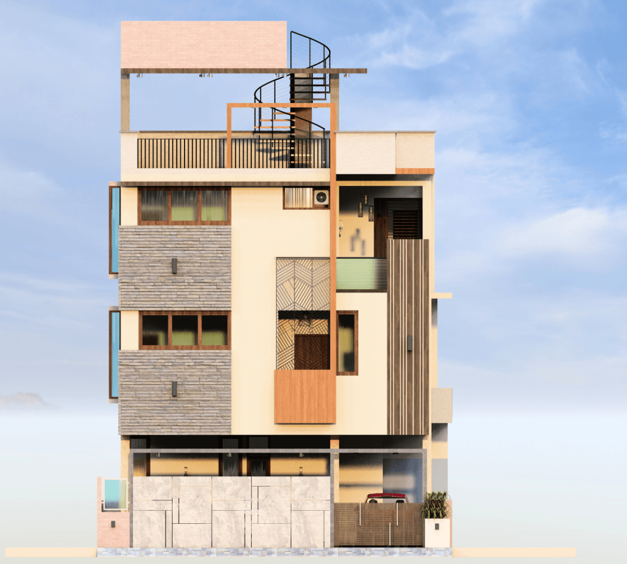 Urban Ascent | 30x50-West-Facing G+2+T Multi-Unit Residence