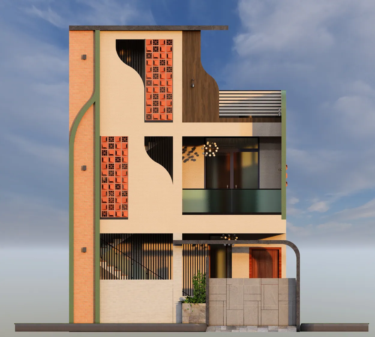 Syra | 25x36 East Facing G+1 Vastu Compliant Home