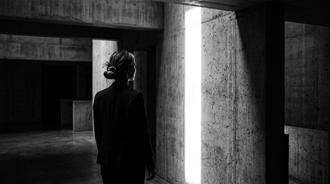 Architect in sunlight